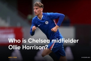 蓝军官网介绍18岁球员哈里森：传控型中场，在U17、U18担任队长