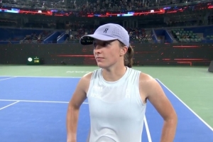 斯瓦泰克2-0淘汰13号种子本西奇，晋级武汉公开赛8强