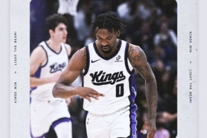 大气！威少转发国王官方赢球海报 封面人物是蒙克