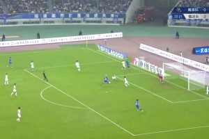 滕帅进球，南京队1-0领先