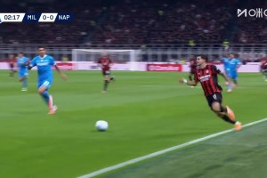 米兰开场3分钟闪击！普利西奇一条龙送助攻！萨勒马科尔斯破门！