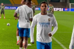 有去现场的吗？皇马在阿拉木图体育场的踩场训练