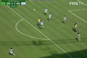 超级德比战！马拉多纳90年对阵巴西个人集锦！赏心悦目！