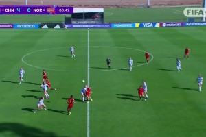 降维打击️！U17中国女足5-0挪威，方珍珠破门梅开二度