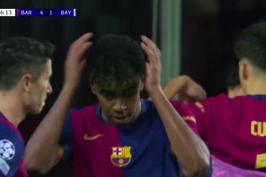 拉菲尼亚封神的夜晚，亚马尔也打出了高水平表演！