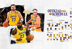 湖人官推晒湖人赛程壁纸：更新下手机屏幕吧新赛季即将到来