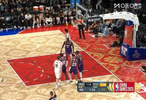 NBA中国赛篮网44号球员单打独斗引热议