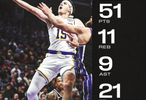 比肩科比詹姆斯！里夫斯成本世纪单场拿50+得分湖人球员