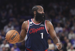 赛季第三次助攻上双！哈登14次助攻创新高